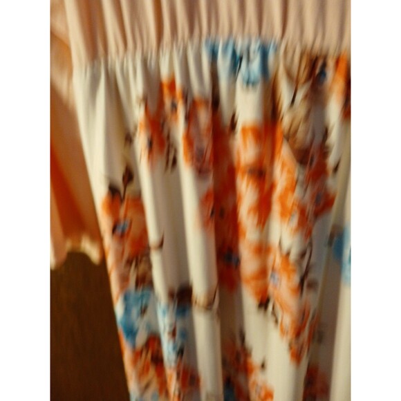 Blue Time- 3/4 Sleeve Pink/ Floral  Long Maxi Dress Womens Xlg  NWT SUPER CUTE - Picture 16 of 16